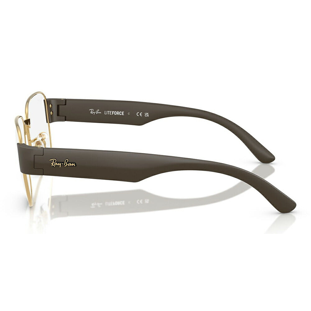 【正規品販売店】度なし1.55レンズ交換+0円 レイバン メガネ フレーム RX6532 2500 53 55 Ray-Ban レイバン純正レンズ対応 スクエア ライトフォース 軽量 ユニセックス
