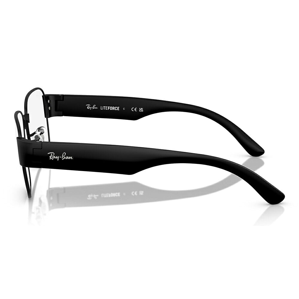 【正規品販売店】度なし1.55レンズ交換+0円 レイバン メガネ フレーム RX6532 2509 53 55 Ray-Ban レイバン純正レンズ対応 スクエア ライトフォース 軽量 ユニセックス