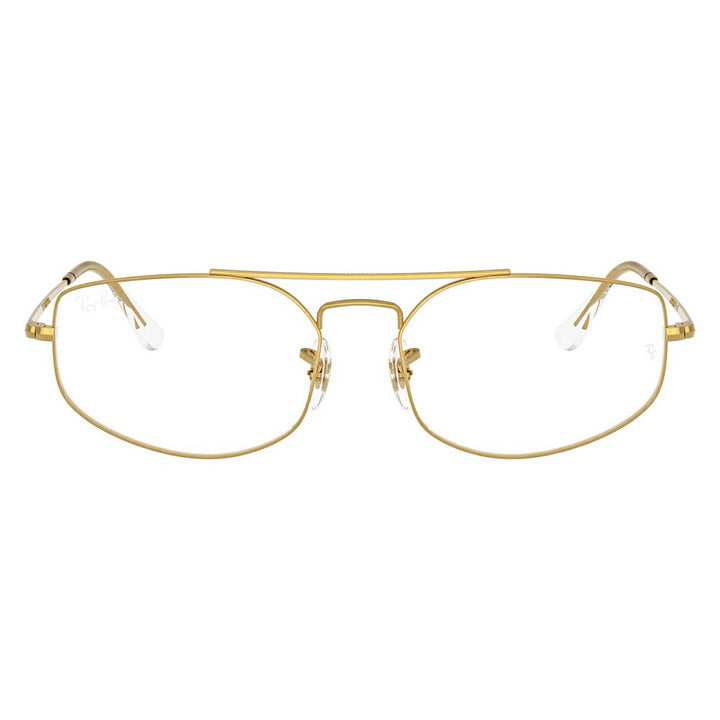 【正規品販売店】度なし1.55レンズ交換+0円 レイバン メガネ フレーム RX6545 3086 56 58 Ray-Ban レイバン純正レンズ対応 EXPLORER 5 エクスプローラー5 ダブルブリッジ アビエーター ユニセックス