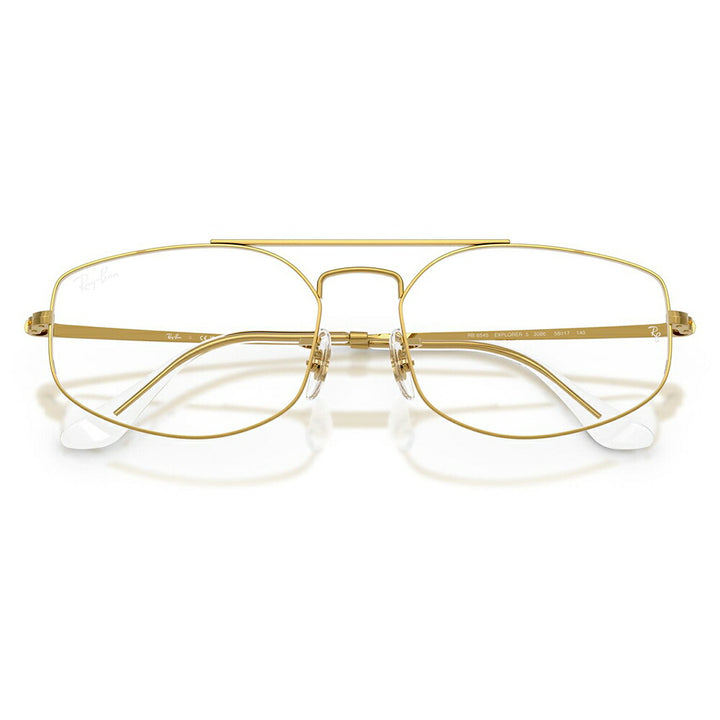 【正規品販売店】度なし1.55レンズ交換+0円 レイバン メガネ フレーム RX6545 3086 56 58 Ray-Ban レイバン純正レンズ対応 EXPLORER 5 エクスプローラー5 ダブルブリッジ アビエーター ユニセックス