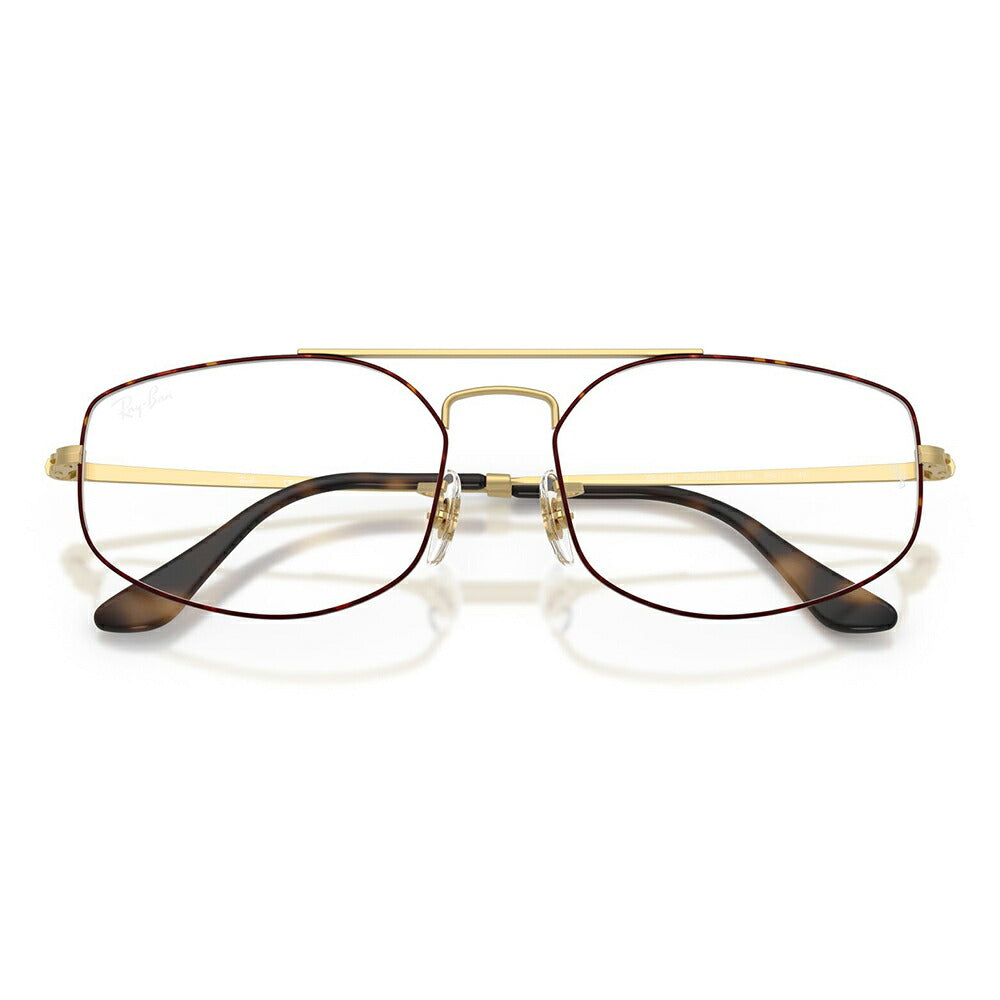 【正規品販売店】度なし1.55レンズ交換+0円 レイバン メガネ フレーム RX6545 3188 56 58 Ray-Ban レイバン純正レンズ対応 EXPLORER 5 エクスプローラー5 ダブルブリッジ アビエーター ユニセックス