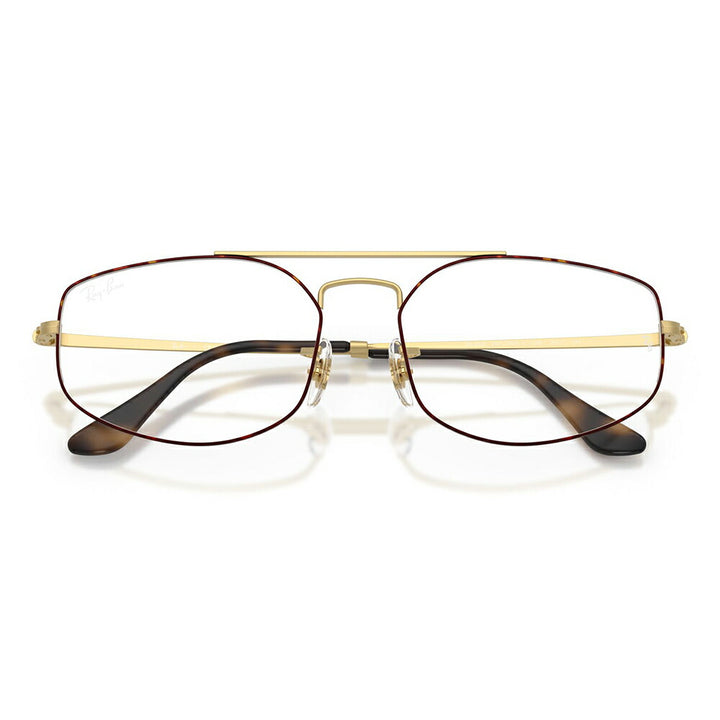 【正規品販売店】度なし1.55レンズ交換+0円 レイバン メガネ フレーム RX6545 3188 56 58 Ray-Ban レイバン純正レンズ対応 EXPLORER 5 エクスプローラー5 ダブルブリッジ アビエーター ユニセックス