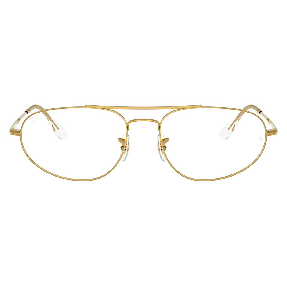 【正規品販売店】度なし1.55レンズ交換+0円 レイバン メガネ フレーム RX6645 3086 57 60 Ray-Ban レイバン純正レンズ対応 EXPLORER 4 エクスプローラ4 パイロット メタル 伊達メガネ 眼鏡