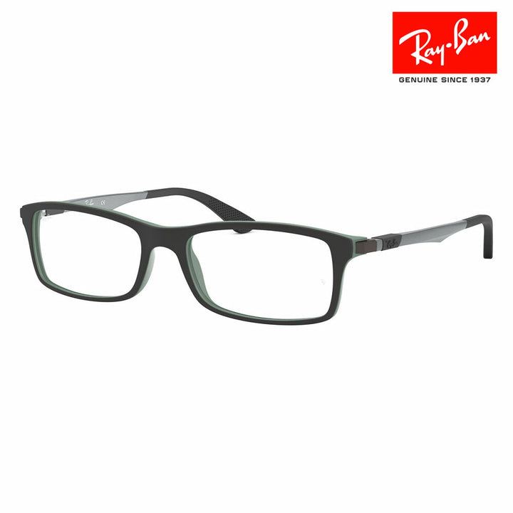 【正规品贩售売店】度なし1.55renzu交换+0円 reneban メガネ fureーム RX7017 5197 56 Ray-Ban reyan 纯正 renzu対応 sukueia nairon 軽量伊达メガネ眼镜