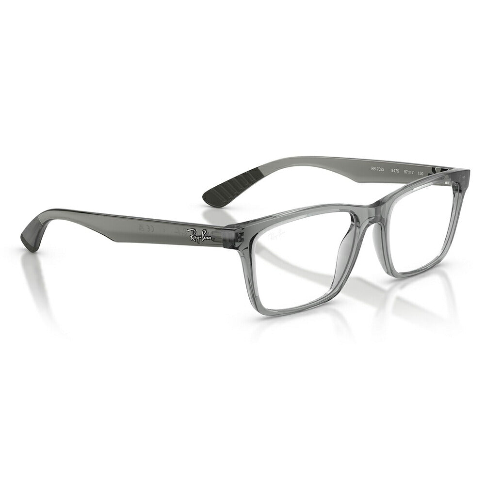 【正規品販売店】度なし1.55レンズ交換+0円 レイバン メガネ フレーム RX7025 8475 53 55 Ray-Ban レイバン純正レンズ対応