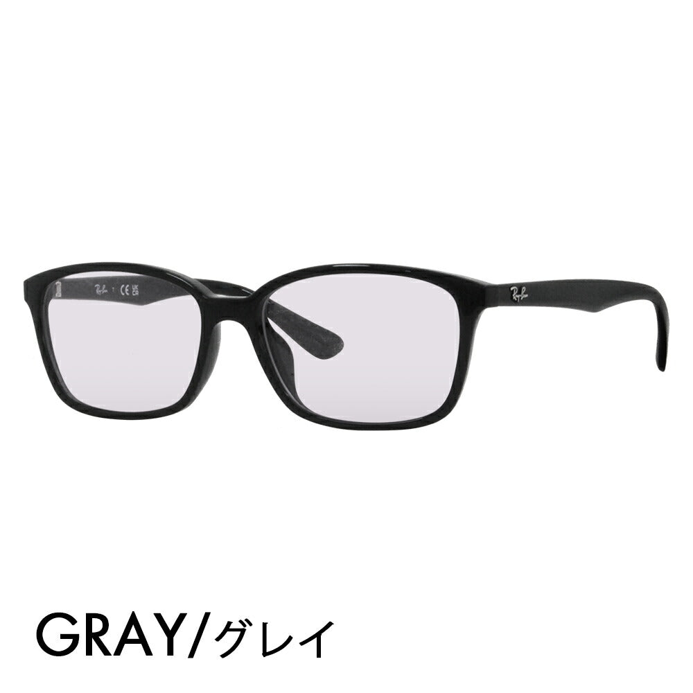 【正規品販売店】レイバン メガネ フレーム サングラス カラーレンズセット RX7094D 2000 55 Ray-Ban ウェリントン アジアンデザインモデル セル 眼鏡 伊達メガネ