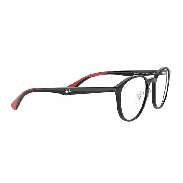 【オススメ価格】度なし1.55レンズ交換+0円 レイバン メガネ フレーム RX7156 5795 51 Ray-Ban ボストン ラウンド パントス