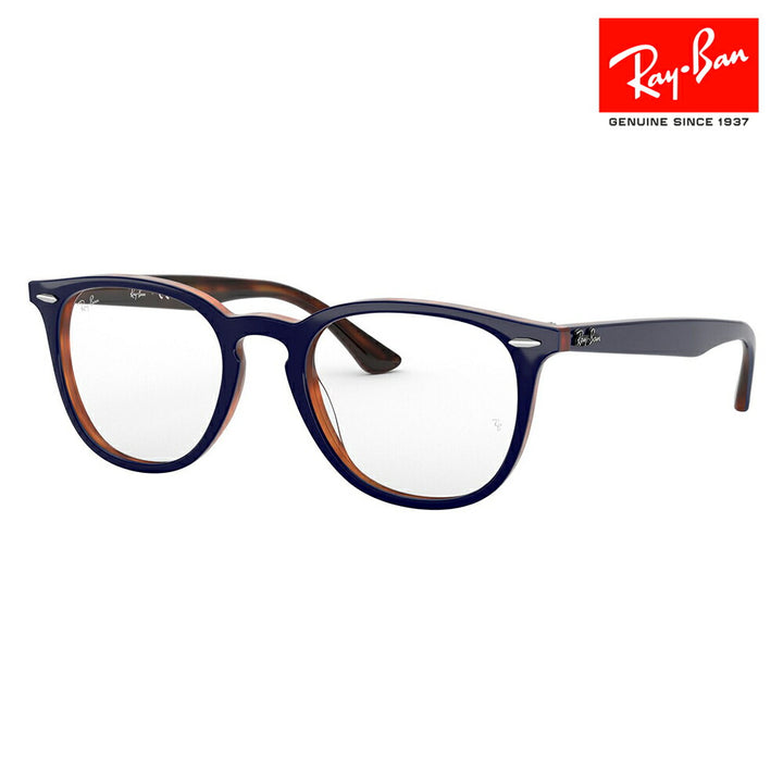 [Outlet] Non-prescription 1.55 lens replacement +0 yen Ray-Ban glasses frame RX7159F 5910 52 Ray-Ban Ray-Ban genuine lens compatible Full fit Wellington Boston Men's Women's 