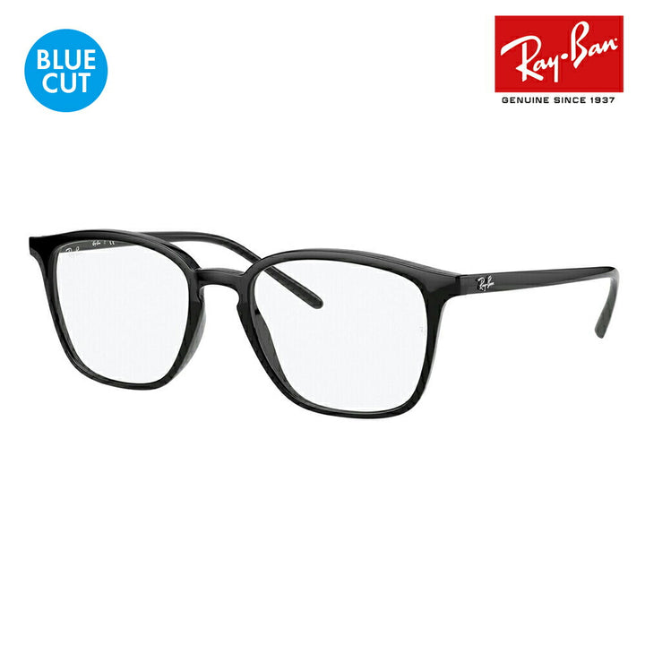 [Authorized Retailer] Ray-Ban Glasses Frame Blue Light Cut Lens Set RX7185F 2000 54 Ray-Ban Cell Wellington Full Fit Model PC Glasses Prescription Available 