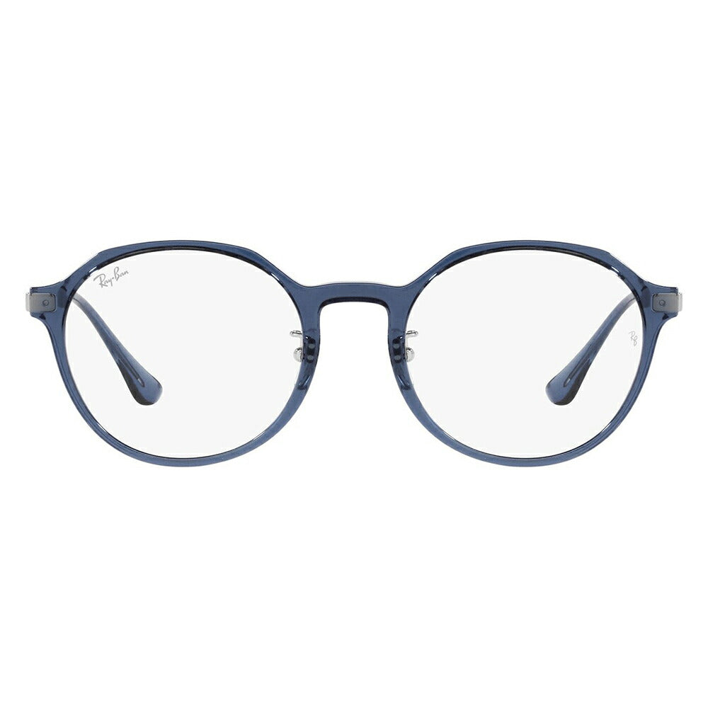 【アウトレット】度なし1.55レンズ交換+0円 レイバン メガネ フレーム RX7187D 8078 52 Ray-Ban ボストン コンビネーション アジアンフィット 伊達メガネ 眼鏡