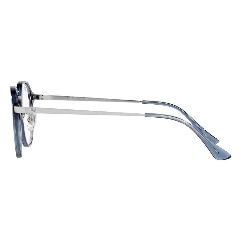 【アウトレット】度なし1.55レンズ交換+0円 レイバン メガネ フレーム RX7187D 8078 52 Ray-Ban ボストン コンビネーション アジアンフィット 伊達メガネ 眼鏡