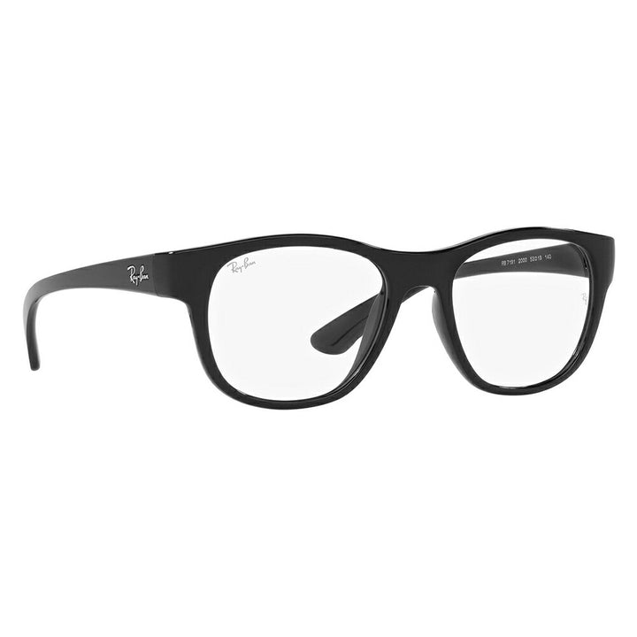 【アウトレット】度なし1.55レンズ交換+0円 レイバン メガネ フレーム RX7191 2000 51 53 Ray-Ban ウェリントン セル ユニセックス