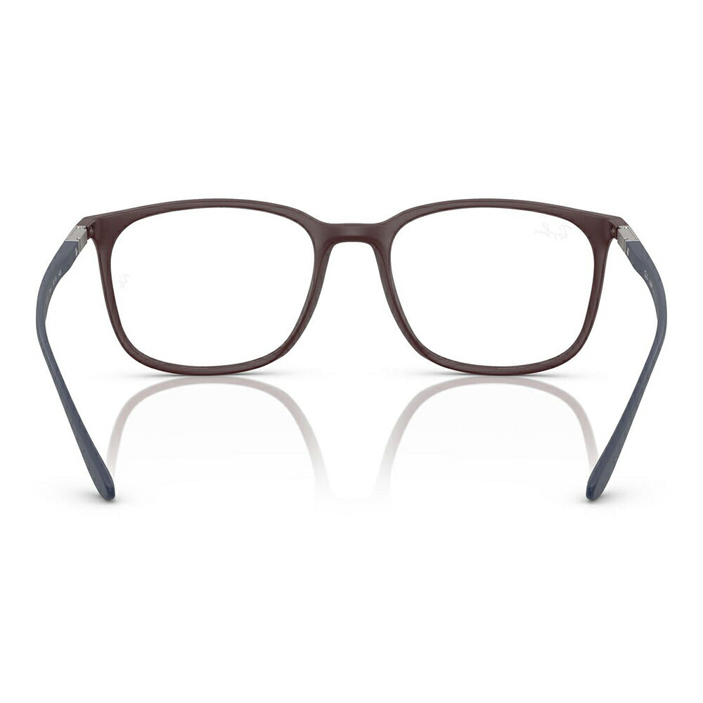 【正規品販売店】度なし1.55レンズ交換+0円 レイバン メガネ フレーム RX7199 8444 52 54 Ray-Ban レイバン純正レンズ対応 ライトフォース セル スクエア ユニセックス