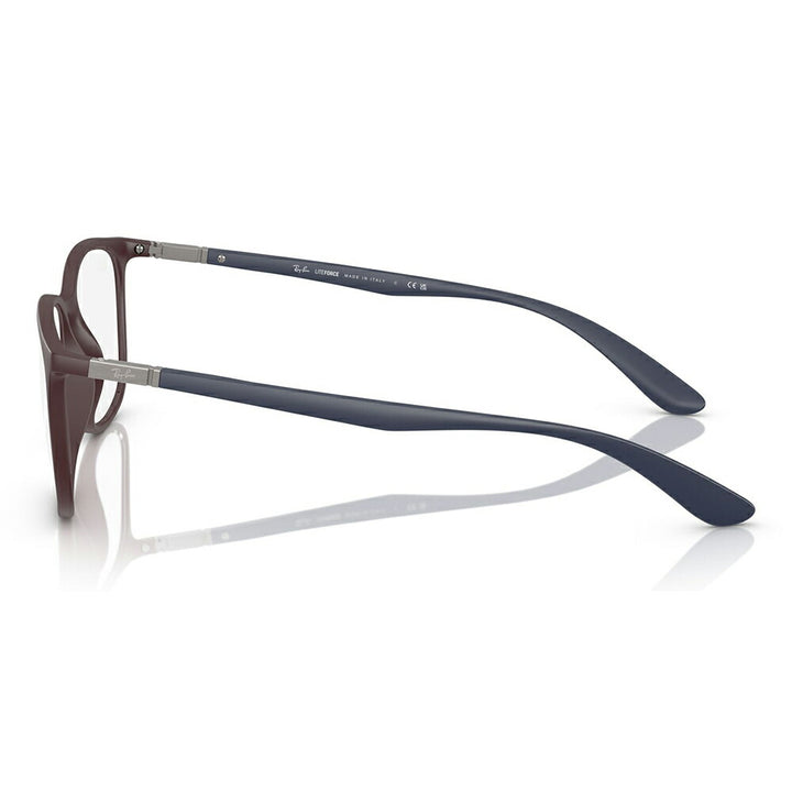【正規品販売店】度なし1.55レンズ交換+0円 レイバン メガネ フレーム RX7199 8444 52 54 Ray-Ban レイバン純正レンズ対応 ライトフォース セル スクエア ユニセックス