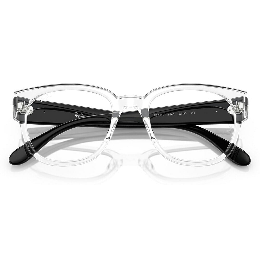 【正規品販売店】度なし1.55レンズ交換+0円 レイバン メガネ フレーム RX7210 5943 52 Ray-Ban レイバン純正レンズ対応 ウェリントン ボールド ユニセックス 伊達メガネ 眼鏡