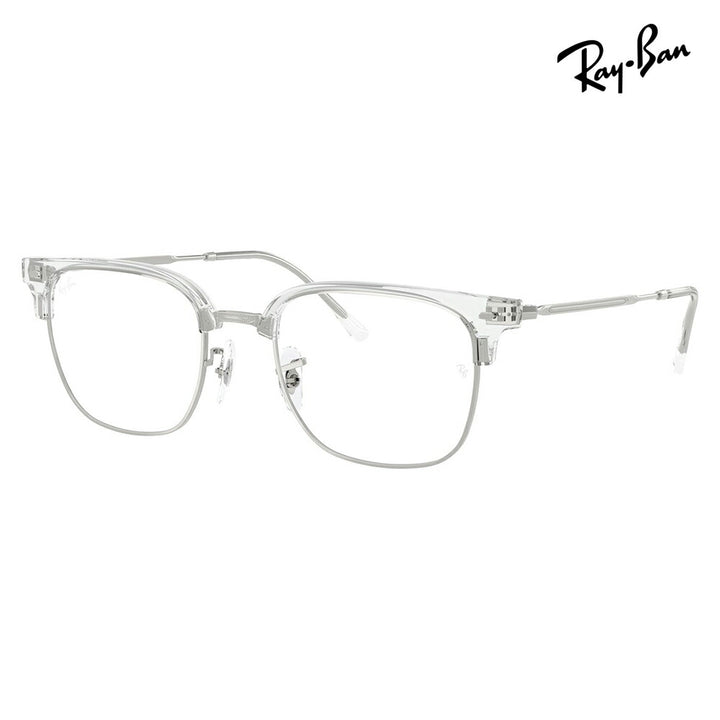 【正規品販売店】度なし1.55レンズ交換+0円 レイバン メガネ フレーム RX7216F 2001 53 Ray-Ban レイバン純正レンズ対応 NEW CLUBMASTER ニュークラブマスター メタル