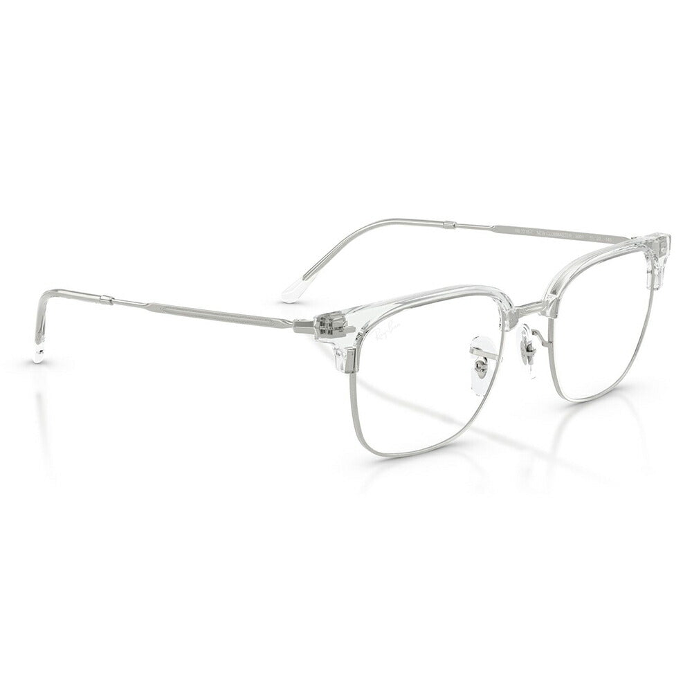 【正規品販売店】度なし1.55レンズ交換+0円 レイバン メガネ フレーム RX7216F 2001 53 Ray-Ban レイバン純正レンズ対応 NEW CLUBMASTER ニュークラブマスター メタル