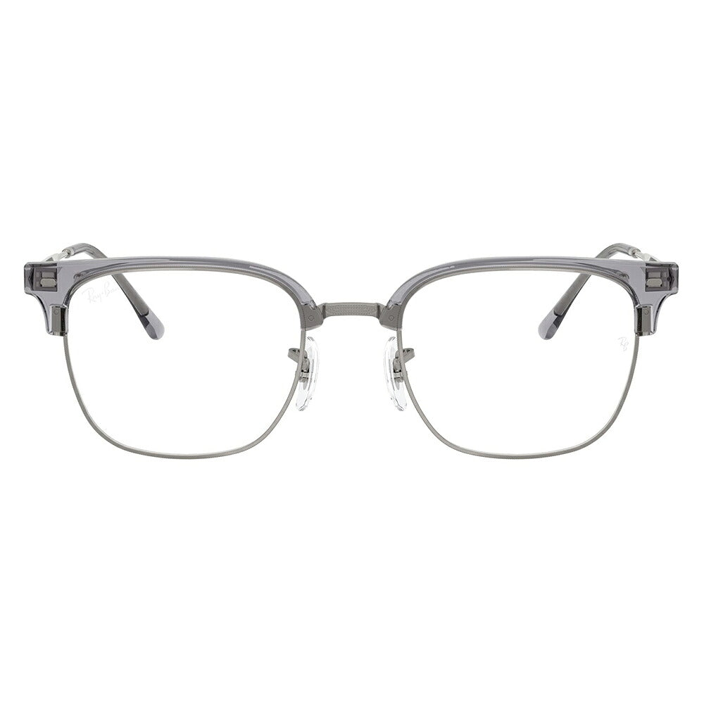 【正規品販売店】レイバン メガネ フレーム ブルーライトカットレンズセット RX7216F 8470 53 Ray-Ban NEW CLUBMASTER ニュークラブマスター メタル PCメガネ 度付き対応可