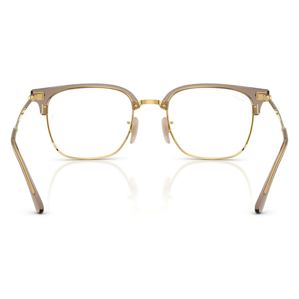【正規品販売店】レイバン メガネ フレーム ブルーライトカットレンズセット RX7216F 8471 53 Ray-Ban NEW CLUBMASTER ニュークラブマスター メタル PCメガネ 度付き対応可