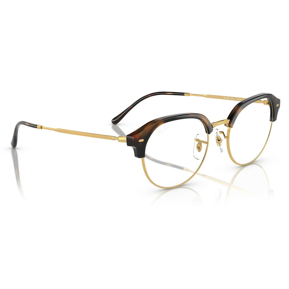 [Authorized Retailer] Non-prescription 1.55 lens replacement +0 yen Ray-Ban glasses frame RX7229 2012 51 53 Ray-Ban Ray-Ban genuine lens compatible Clubmaster slim Clubmaster Slim Round Boston Classic Stylish Fashion glasses Eyeglasses 