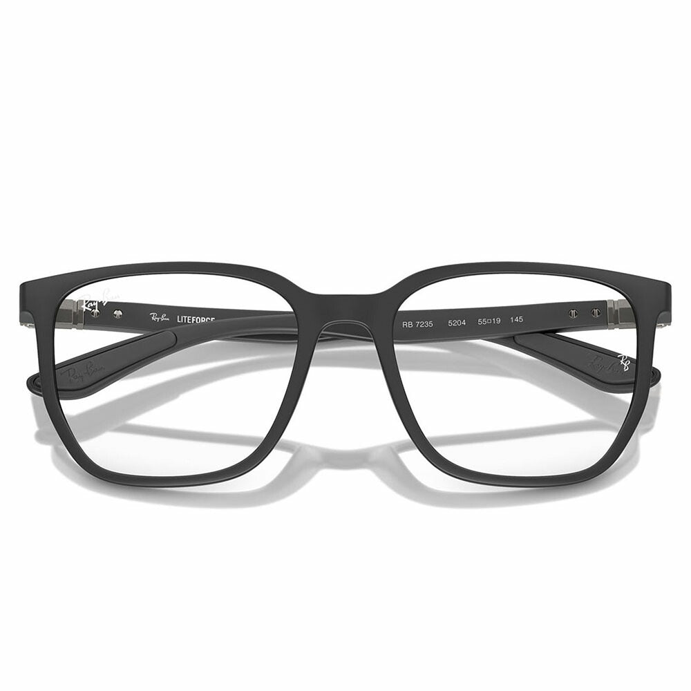 【正規品販売店】度なし1.55レンズ交換+0円 レイバン メガネ フレーム RX7235 5204 53 55 Ray-Ban LITEFORCE 幾何学形 セル 軽量 ユニセックス