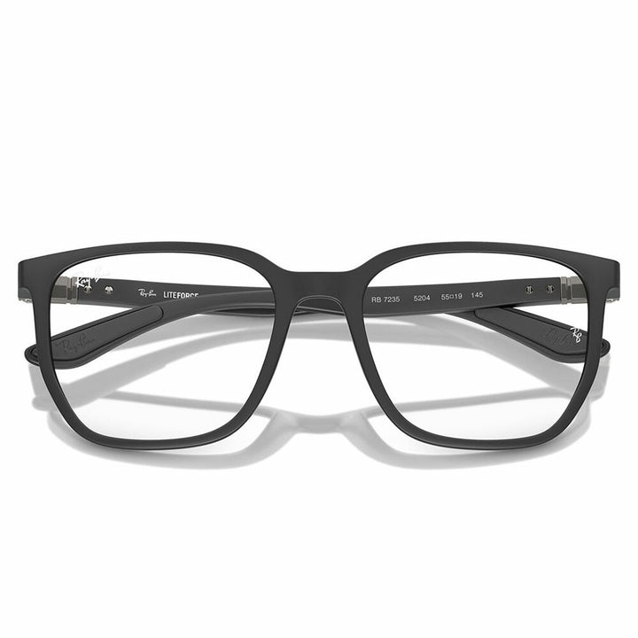 【正規品販売店】度なし1.55レンズ交換+0円 レイバン メガネ フレーム RX7235 5204 53 55 Ray-Ban LITEFORCE 幾何学形 セル 軽量 ユニセックス