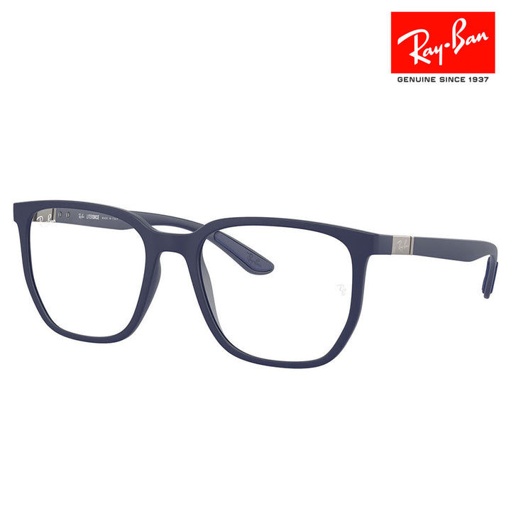 【正規品販売店】度なし1.55レンズ交換+0円 レイバン メガネ フレーム RX7235 5207 53 55 Ray-Ban LITEFORCE 幾何学形 セル 軽量 ユニセックス