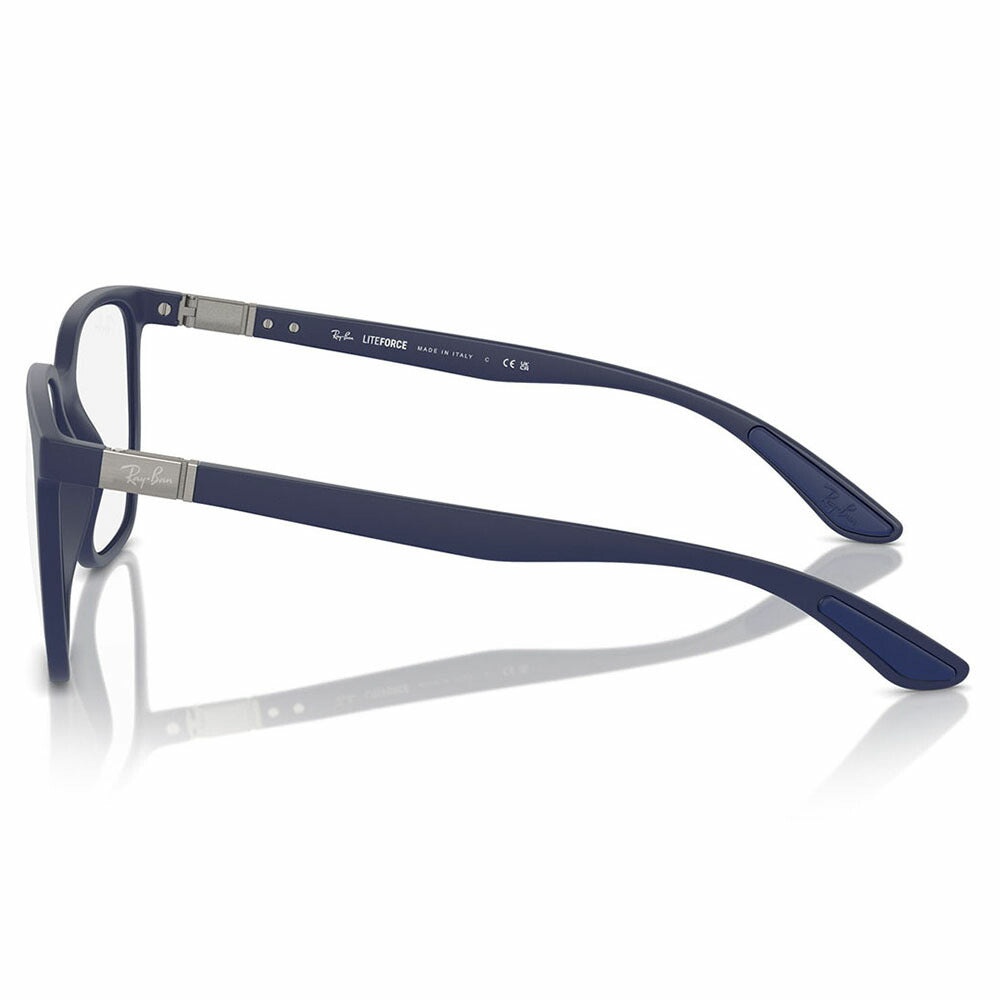 【正規品販売店】度なし1.55レンズ交換+0円 レイバン メガネ フレーム RX7235 5207 53 55 Ray-Ban LITEFORCE 幾何学形 セル 軽量 ユニセックス