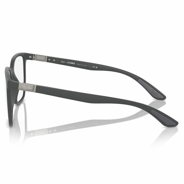 【正規品販売店】度なし1.55レンズ交換+0円 レイバン メガネ フレーム RX7235 5521 53 55 Ray-Ban LITEFORCE 幾何学形 セル 軽量 ユニセックス
