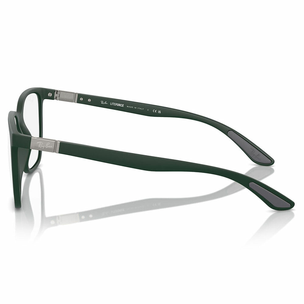 【正規品販売店】度なし1.55レンズ交換+0円 レイバン メガネ フレーム RX7235 8062 53 55 Ray-Ban LITEFORCE 幾何学形 セル 軽量 ユニセックス