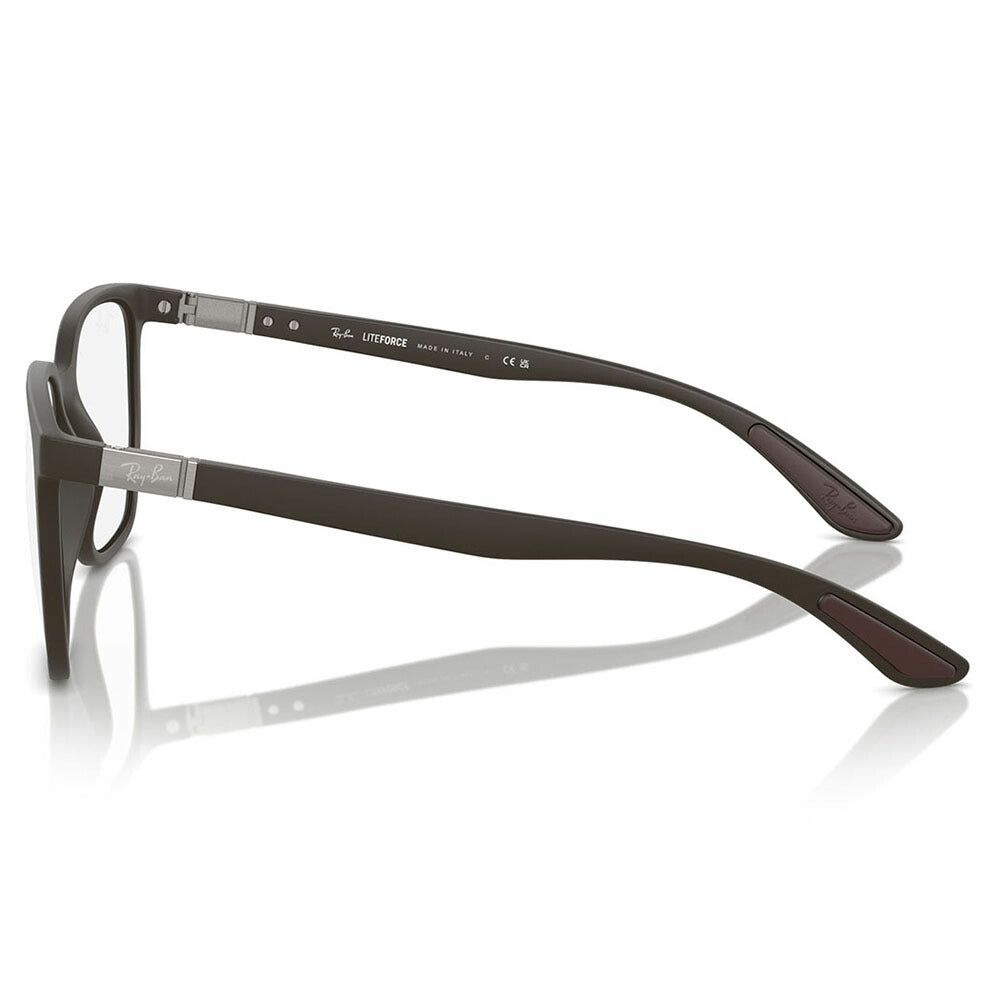 【正規品販売店】度なし1.55レンズ交換+0円 レイバン メガネ フレーム RX7235 8063 53 55 Ray-Ban LITEFORCE 幾何学形 セル 軽量 ユニセックス