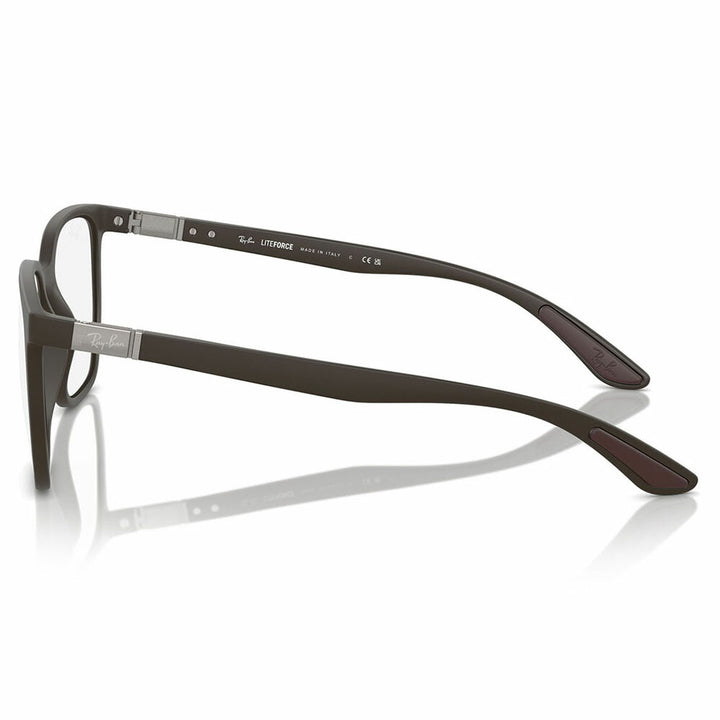 【正規品販売店】度なし1.55レンズ交換+0円 レイバン メガネ フレーム RX7235 8063 53 55 Ray-Ban LITEFORCE 幾何学形 セル 軽量 ユニセックス
