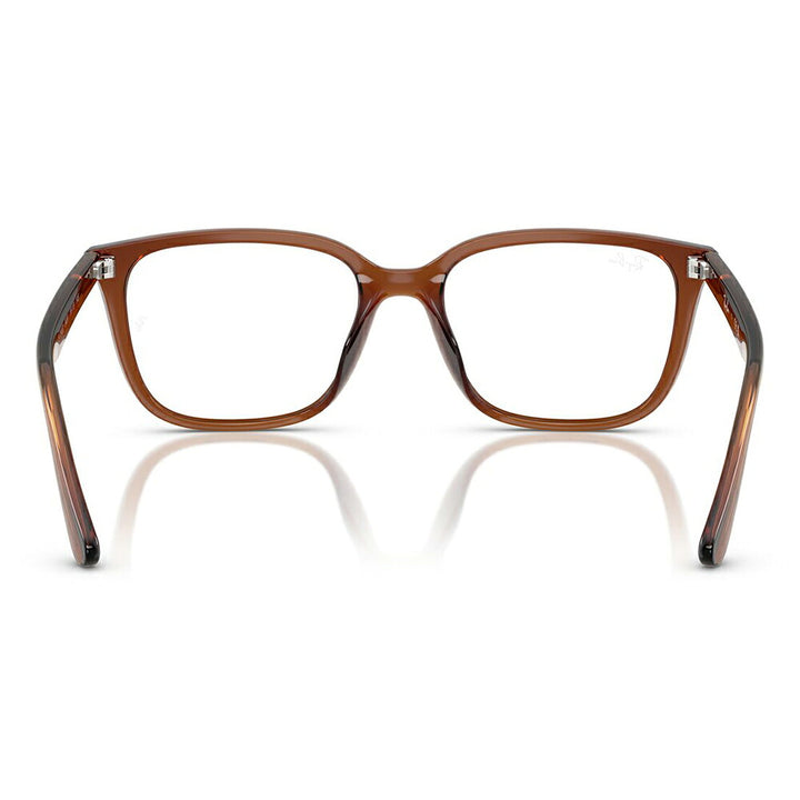 【正規品販売店】度なし1.55レンズ交換+0円 レイバン メガネ フレーム RX7248D 8409 55 Ray-Ban レイバン純正レンズ対応 スクエア セル ユニセックス アジアンデザイン 伊達眼鏡 メガネ