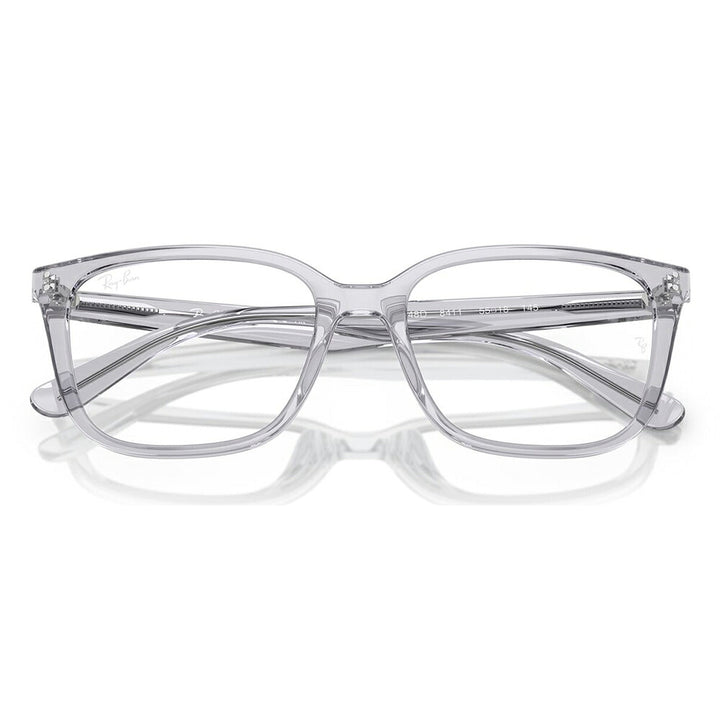 【正規品販売店】度なし1.55レンズ交換+0円 レイバン メガネ フレーム RX7248D 8411 55 Ray-Ban レイバン純正レンズ対応 スクエア セル ユニセックス アジアンデザイン 伊達眼鏡 メガネ