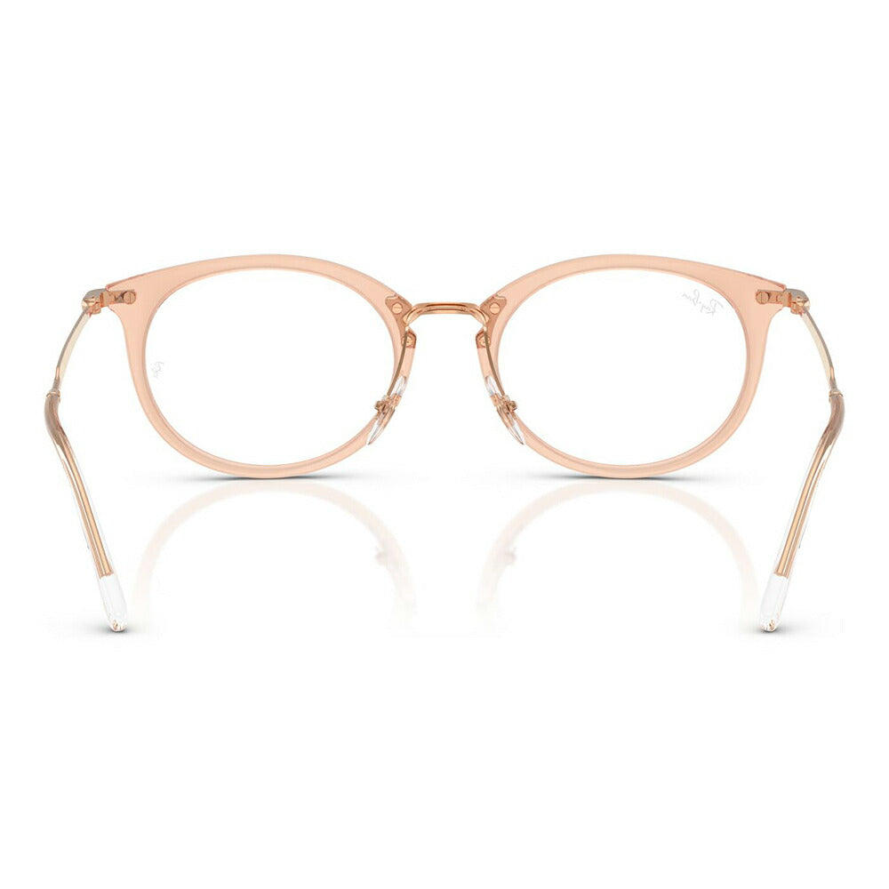 【正規品販売店】度なし1.55レンズ交換+0円 レイバン メガネ フレーム RX7255 8124 51 53 Ray-Ban レイバン純正レンズ対応 オーバル セル ユニセックス コンビネーション