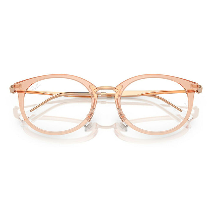 【正規品販売店】度なし1.55レンズ交換+0円 レイバン メガネ フレーム RX7255 8124 51 53 Ray-Ban レイバン純正レンズ対応 オーバル セル ユニセックス コンビネーション