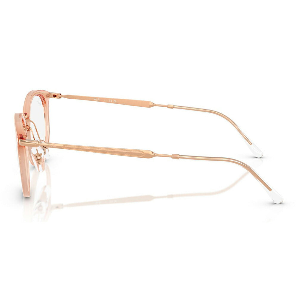【正規品販売店】度なし1.55レンズ交換+0円 レイバン メガネ フレーム RX7255 8124 51 53 Ray-Ban レイバン純正レンズ対応 オーバル セル ユニセックス コンビネーション