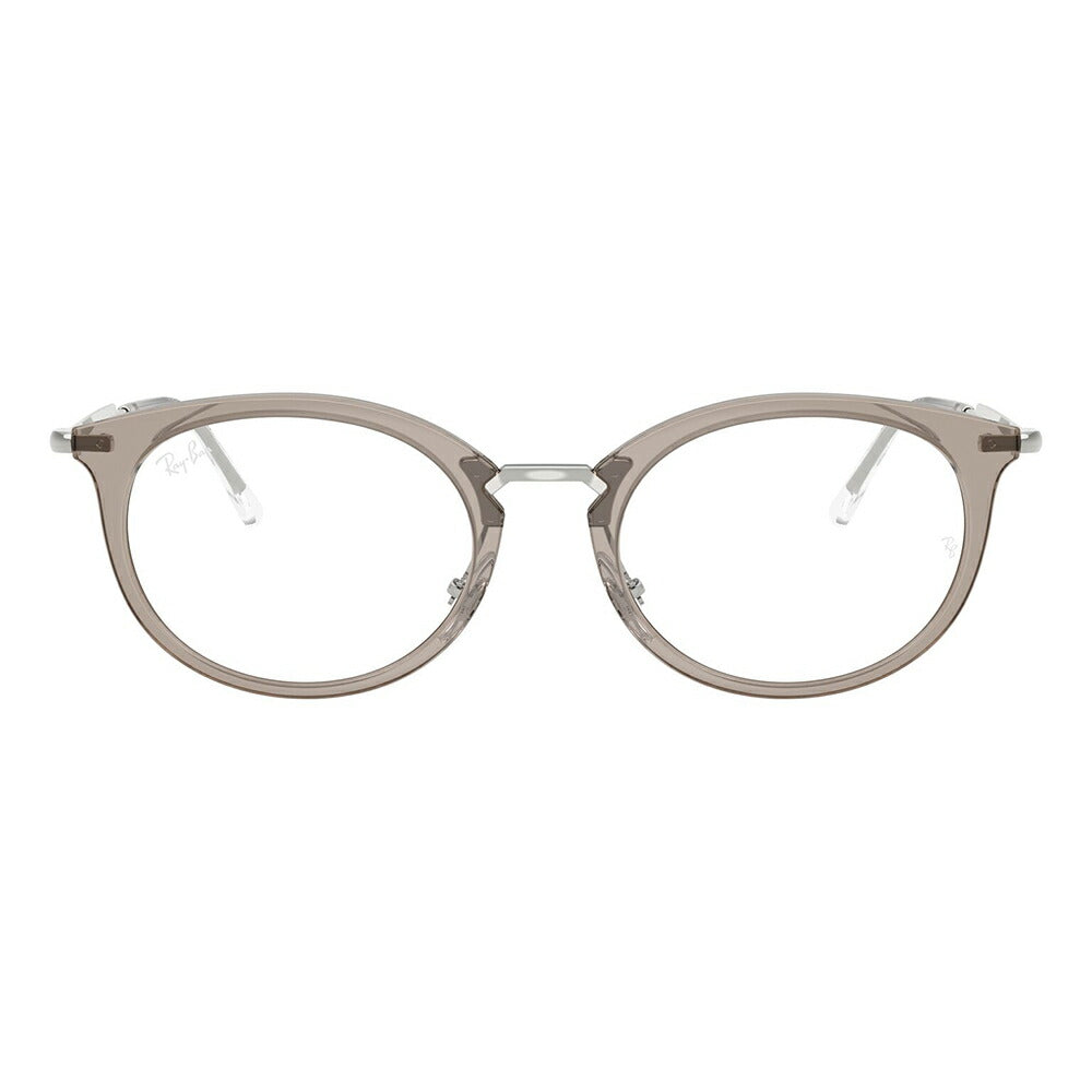 【正規品販売店】度なし1.55レンズ交換+0円 レイバン メガネ フレーム RX7255 8125 51 53 Ray-Ban レイバン純正レンズ対応 オーバル セル ユニセックス コンビネーション