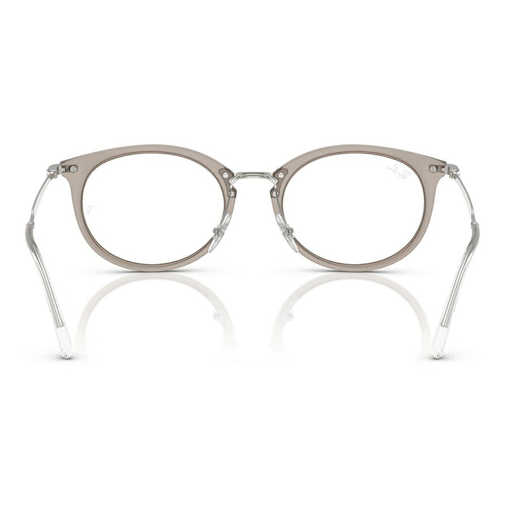 【正規品販売店】度なし1.55レンズ交換+0円 レイバン メガネ フレーム RX7255 8125 51 53 Ray-Ban レイバン純正レンズ対応 オーバル セル ユニセックス コンビネーション