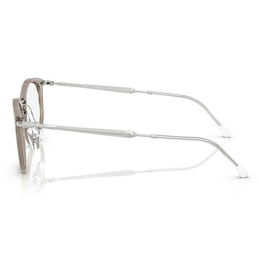 【正規品販売店】度なし1.55レンズ交換+0円 レイバン メガネ フレーム RX7255 8125 51 53 Ray-Ban レイバン純正レンズ対応 オーバル セル ユニセックス コンビネーション