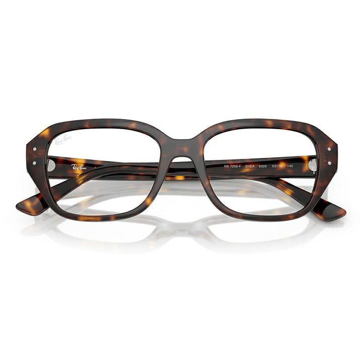 【正規品販売店】度なし1.55レンズ交換+0円 レイバン メガネ フレーム RX7258F 8320 51 Ray-Ban レイバン純正レンズ対応 SHEA シア スクエア フルフィットモデル セル ユニセックス