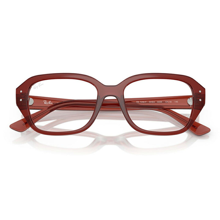 【正規品販売店】度なし1.55レンズ交換+0円 レイバン メガネ フレーム RX7258F 8436 51 Ray-Ban レイバン純正レンズ対応 SHEA シア スクエア フルフィットモデル セル ユニセックス