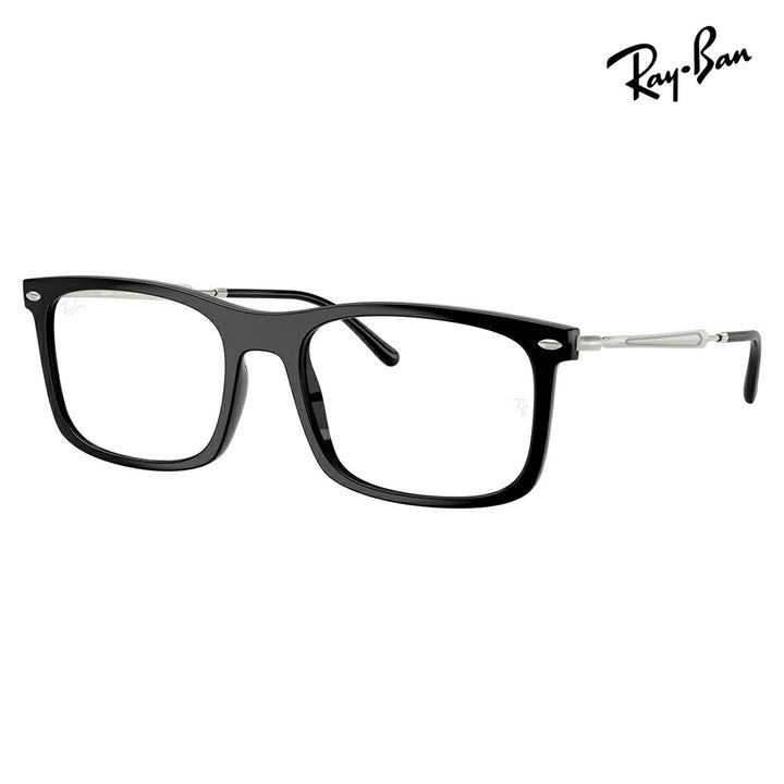 【正規品販売店】度なし1.55レンズ交換+0円 レイバン メガネ フレーム RX7260F 2000 54 Ray-Ban レイバン純正レンズ対応 スクエア コンビネーション アジアンデザイン