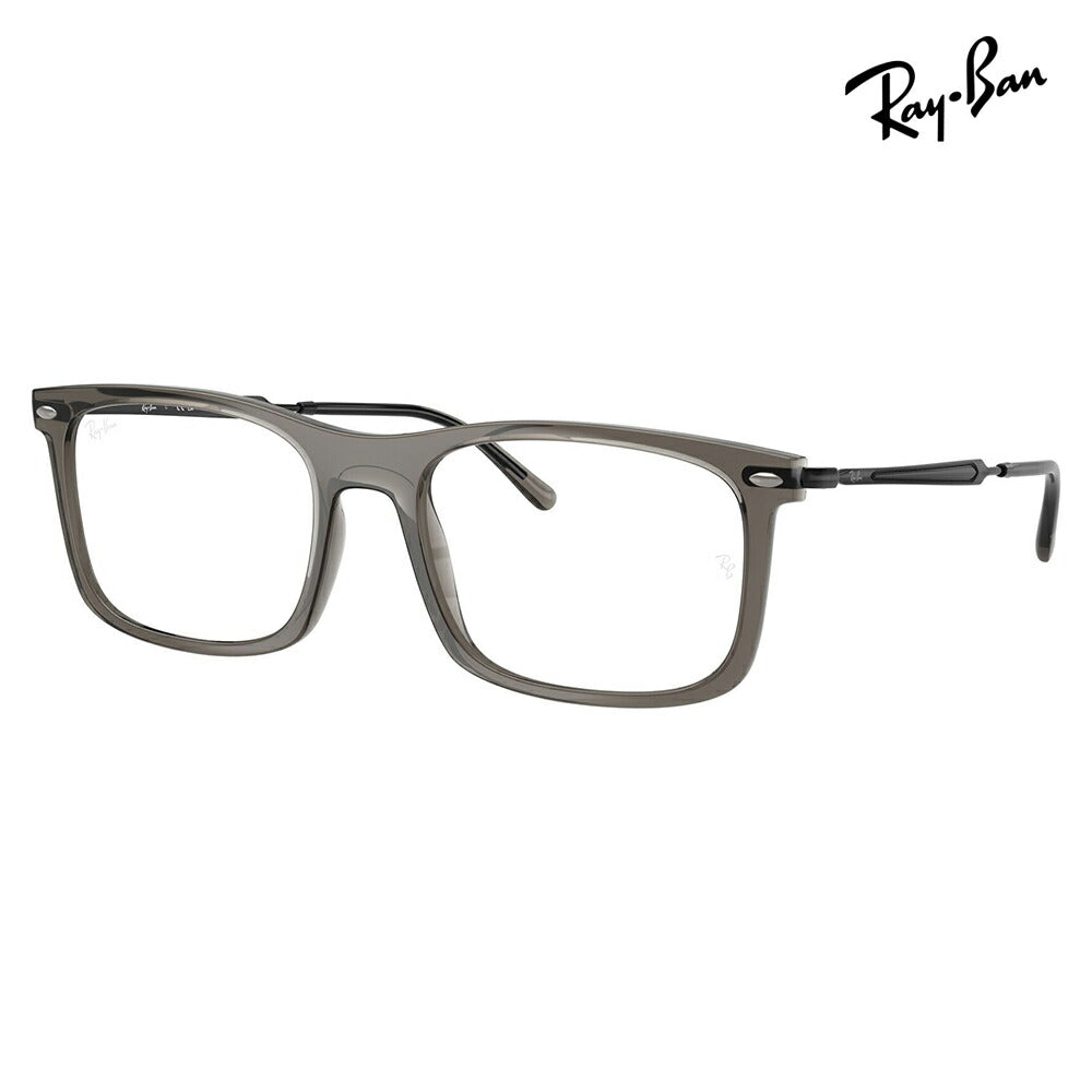 【正規品販売店】度なし1.55レンズ交換+0円 レイバン メガネ フレーム RX7260F 8463 54 Ray-Ban レイバン純正レンズ対応 スクエア コンビネーション アジアンデザイン