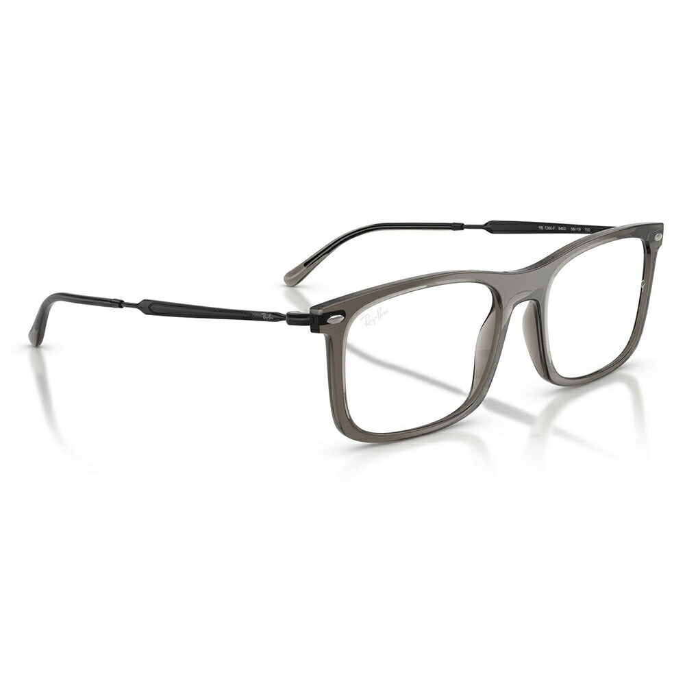 【正規品販売店】度なし1.55レンズ交換+0円 レイバン メガネ フレーム RX7260F 8463 54 Ray-Ban レイバン純正レンズ対応 スクエア コンビネーション アジアンデザイン