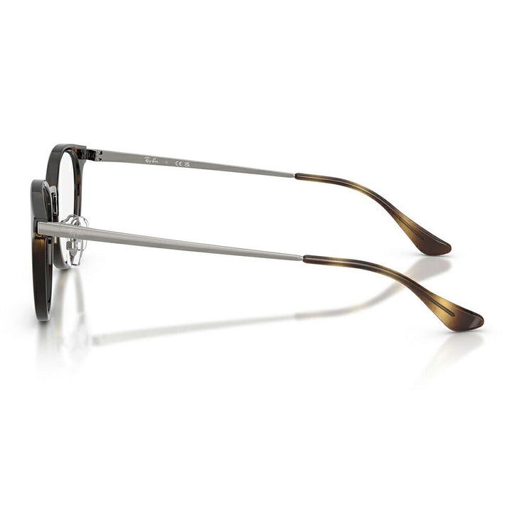 【正規品販売店】度なし1.55レンズ交換+0円 レイバン メガネ フレーム RX7266D 2012 49 Ray-Ban レイバン純正レンズ対応 アジアンデザイン ローブリッジフィット コンビ ボストン メンズ レディース 伊達メガネ 眼鏡