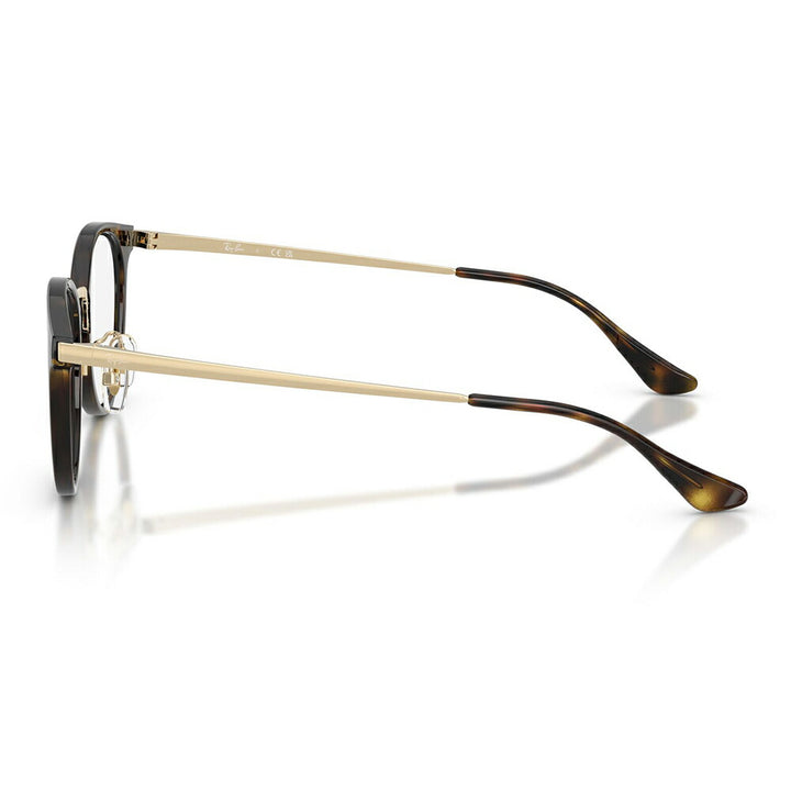 【正規品販売店】度なし1.55レンズ交換+0円 レイバン メガネ フレーム RX7266D 8472 49 Ray-Ban レイバン純正レンズ対応 アジアンデザイン ローブリッジフィット コンビ ボストン メンズ レディース 伊達メガネ 眼鏡