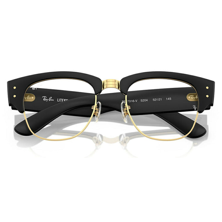 【正規品販売店】度なし1.55レンズ交換+0円 レイバン メガネ フレーム RX7316V 5204 50 52 Ray-Ban レイバン純正レンズ対応 MEGA CLUBMASTER LITEFORCE メガクラブマスター ライトフォース スクエア ユニセックス