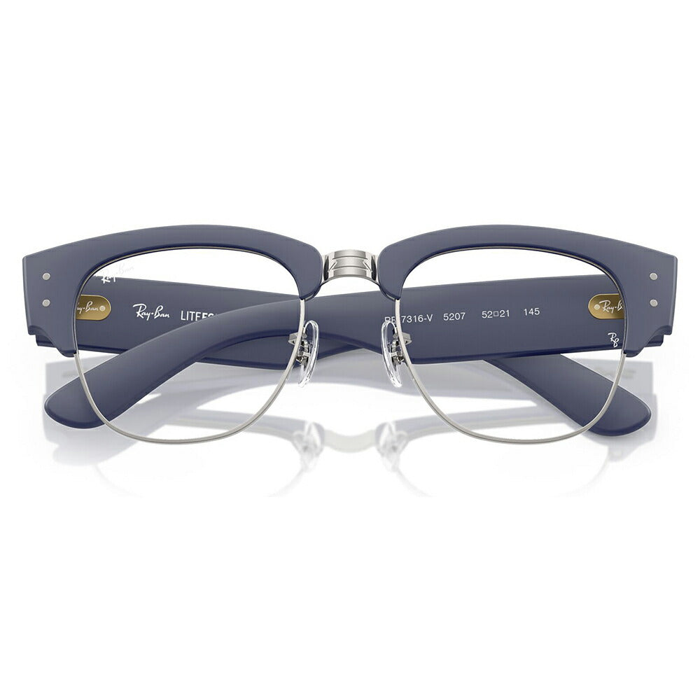 【正規品販売店】度なし1.55レンズ交換+0円 レイバン メガネ フレーム RX7316V 5207 50 52 Ray-Ban レイバン純正レンズ対応 MEGA CLUBMASTER LITEFORCE メガクラブマスター ライトフォース スクエア ユニセックス