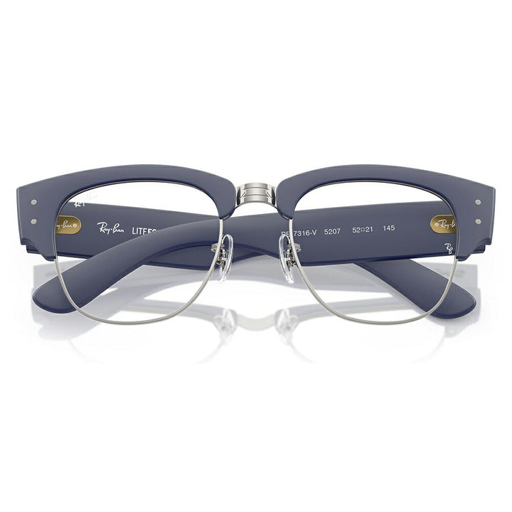 【正規品販売店】度なし1.55レンズ交換+0円 レイバン メガネ フレーム RX7316V 5207 50 52 Ray-Ban レイバン純正レンズ対応 MEGA CLUBMASTER LITEFORCE メガクラブマスター ライトフォース スクエア ユニセックス